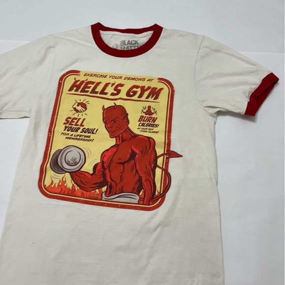 Black Matter - Y2K Hells Gym tee - size small - Picture 8 of 11